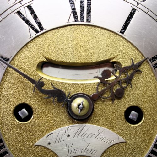 A GOOD AND SLIGHTLY SMALLER QUARTER REPEATING VERGE ESCAPEMENT BRACKET CLOCK BY ANDREW MARCHANT OF LONDONCIRCA 1745 - ADDITIONAL PHOTO 9