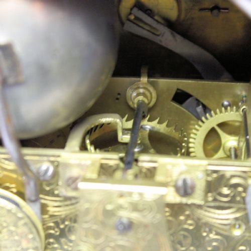 A GOOD AND SLIGHTLY SMALLER QUARTER REPEATING VERGE ESCAPEMENT BRACKET CLOCK BY ANDREW MARCHANT OF LONDONCIRCA 1745 - ADDITIONAL PHOTO 14