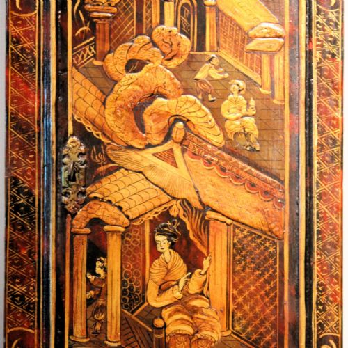 A RED TORTOISESHELL LACQUER CHINOISERIE LONGCASE CLOCK BY JOHN WOSTER OF LONDON LONG CASECIRCA 1720 - ADDITIONAL PHOTO 9