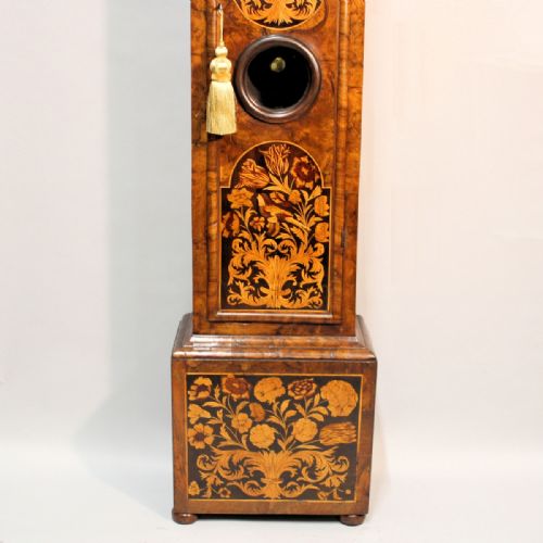 WALNUT AND FLORAL MARQUETRY 8 DAY LONGCASE CLOCK BY JOHN MARTIN LONDON LONG CASECIRCA 1690 - ADDITIONAL PHOTO 2