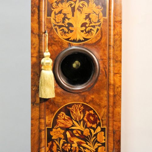 WALNUT AND FLORAL MARQUETRY 8 DAY LONGCASE CLOCK BY JOHN MARTIN LONDON LONG CASECIRCA 1690 - ADDITIONAL PHOTO 3