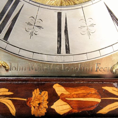 WALNUT AND FLORAL MARQUETRY 8 DAY LONGCASE CLOCK BY JOHN MARTIN LONDON LONG CASECIRCA 1690 - ADDITIONAL PHOTO 6
