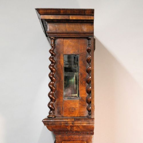 WALNUT AND FLORAL MARQUETRY 8 DAY LONGCASE CLOCK BY JOHN MARTIN LONDON LONG CASECIRCA 1690 - ADDITIONAL PHOTO 13