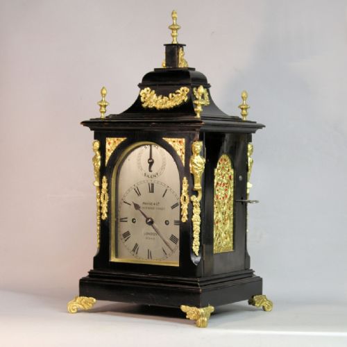 A SMALL FUSEE TABLE CLOCK BY PAYNE CO LONDONCIRCA 1875 - ADDITIONAL PHOTO 3