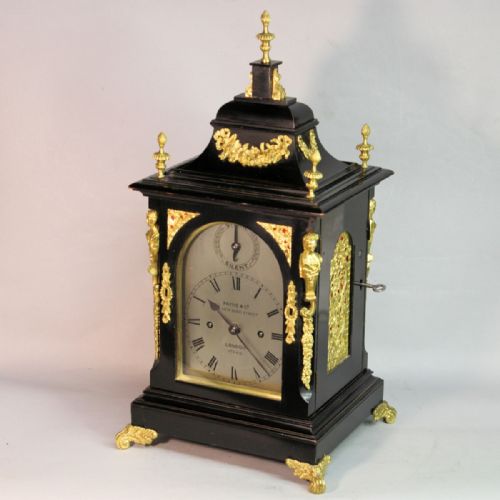 A SMALL FUSEE TABLE CLOCK BY PAYNE CO LONDONCIRCA 1875 - ADDITIONAL PHOTO 4