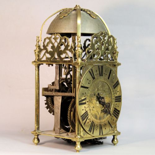 ENGLISH LANTERN CLOCK ATTRIBUTED TO JAMES OGDEN SENIOR OF SOYLAND WEST YORKSHIRECIRCA LATE 17TH CENTURY - ADDITIONAL PHOTO 1