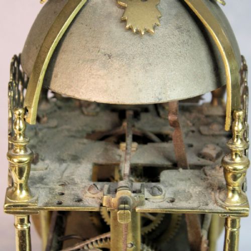 ENGLISH LANTERN CLOCK ATTRIBUTED TO JAMES OGDEN SENIOR OF SOYLAND WEST YORKSHIRECIRCA LATE 17TH CENTURY - ADDITIONAL PHOTO 5