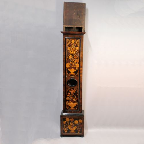 AN IMPORTANT AND RARE EARLY ENGLISH SMALL MARQUETRY LONGCASE CLOCK ATTRIBUTED TO NATHANIEL PYNE LONG CASECIRCA 1685 - ADDITIONAL PHOTO 7