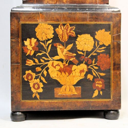 AN IMPORTANT AND RARE EARLY ENGLISH SMALL MARQUETRY LONGCASE CLOCK ATTRIBUTED TO NATHANIEL PYNE LONG CASECIRCA 1685 - ADDITIONAL PHOTO 9