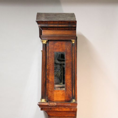 A GOOD WALNUT CASED 8 DAY MOONPHASE ENGLISH LONGCASE CLOCK BY THOMAS VERNON LONDON LONG CASECIRCA 1725 - ADDITIONAL PHOTO 8