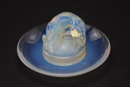Rene Lalique Renard Opalescent Ashtray