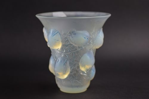 Rene Lalique Opalescent St Francois Vase