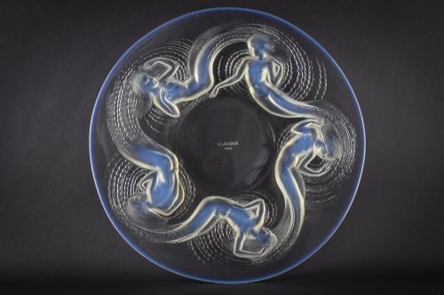 Rene Lalique Large Opalescent Calypso Charger