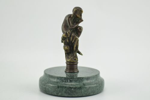 French Bronze Seal Egyptian Style C1920