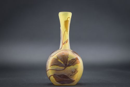 Galle Solifleur Cameo Glass Vase C 1910
