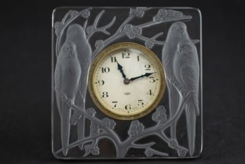 Rene Lalique Inseparables Clock