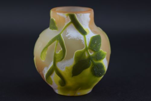 Galle Cameo Glass Vase