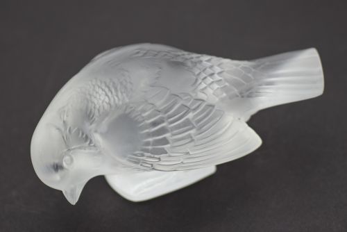 Rene Lalique Sparrow Paperweight