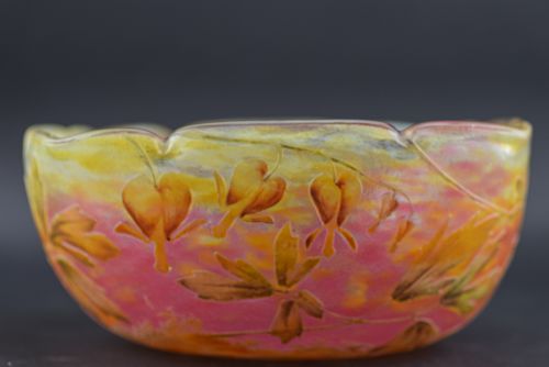 Daum Cameo Glass Bowl C1900