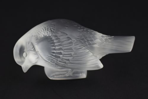 Rene Lalique Paperweight Moineau Sournois