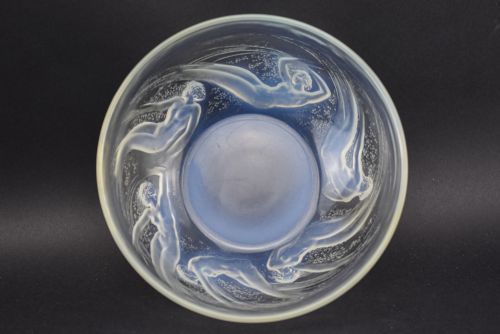Rene Lalique Opalescent Ondines Glass Bowl