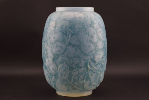 Rene Lalique Opalescent Monnaie Du Pape (Honesty) Vase