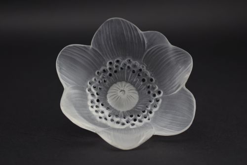 Rene Lalique Anemone Flower Paperweight