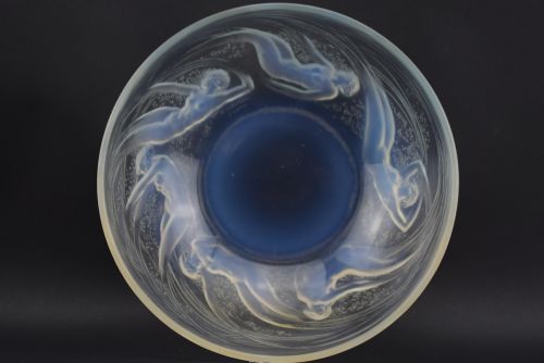 Rene Lalique Opalescent Ondines Bowl