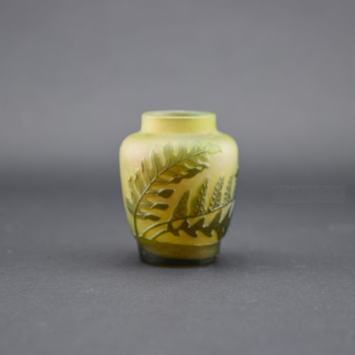 Small Galle Fern Design Vase