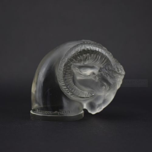 Rene Lalique Ram Head Car Mascot