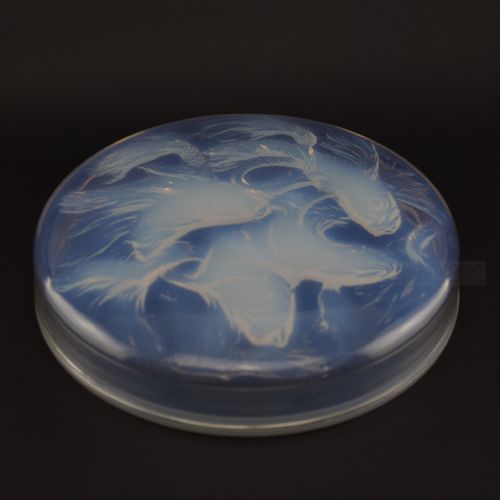 Rene Lalique Opalescent Cyprins Box