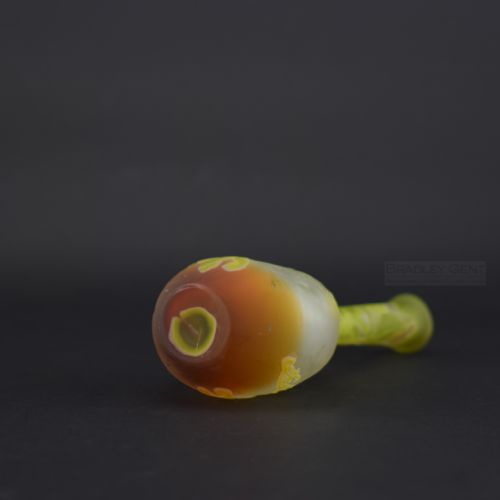 GALLE CAMEO GLASS SYCAMORE VASE C1900 - ADDITIONAL PHOTO 4