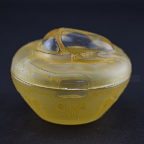 Rene Lalique Lt Pivor Scarabee Box