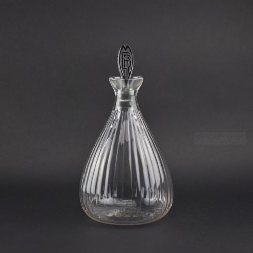Rare Enameled Rene Lalique Decanter C1925