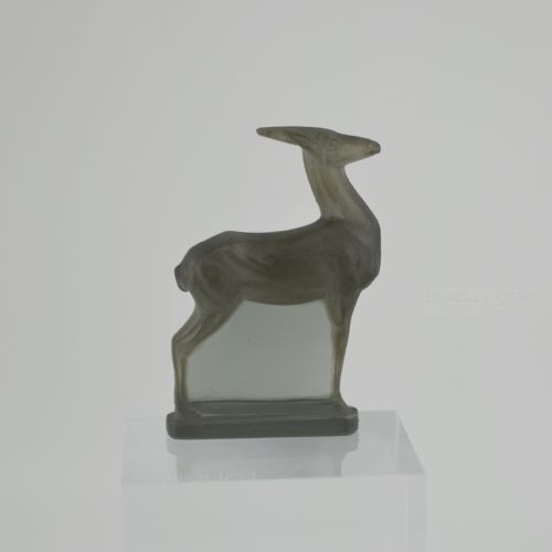 Rene Lalique Topaz Antelope Paperweight C1929