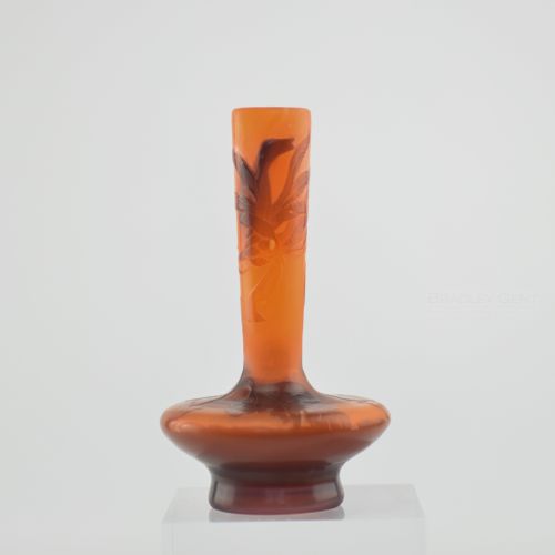 Emile Galle Small Orchid Vase C1900