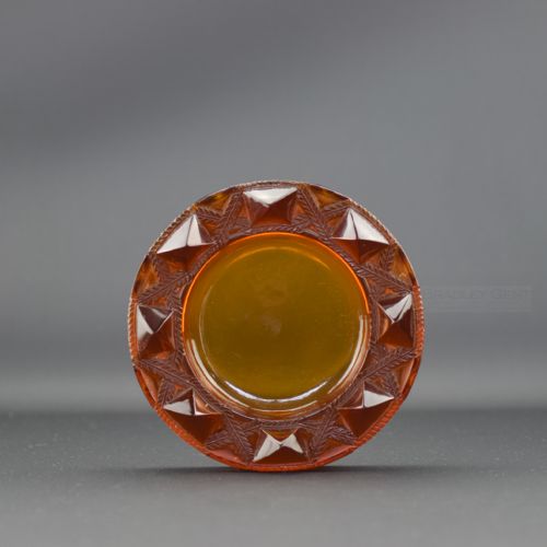 Rene Lalique Amber Glass Grenade Cendrier C1928