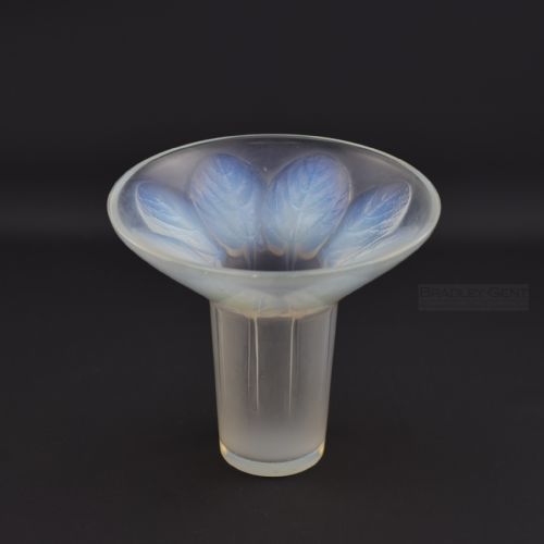 Rene Lalique Opalescent Violettes Vase 1921