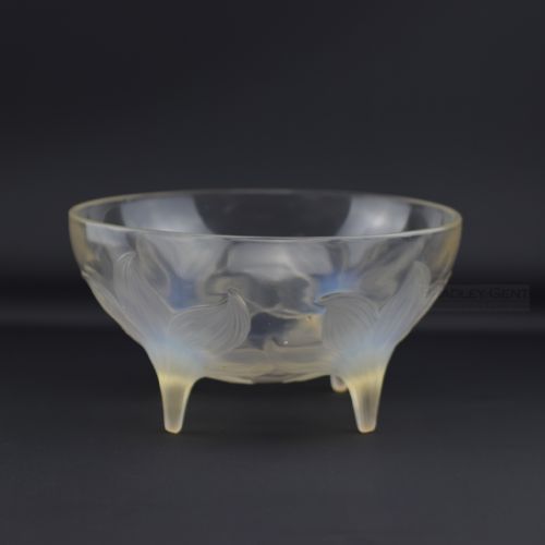 RENE LALIQUE OPALESCENT LYS BOWL C1924 - ADDITIONAL PHOTO 1