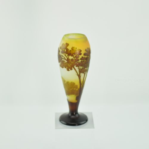 Galle Landscape Design Vase C1900