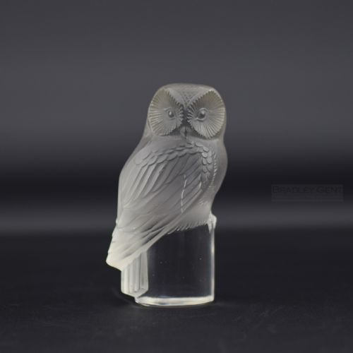 Rene Lalique Chouette (Owl) Paperweight