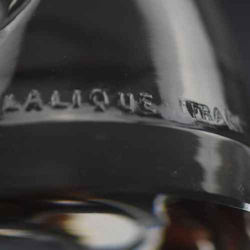 RENE LALIQUE TETE D'EPERVIER CAR MASCOT C1928 - ADDITIONAL PHOTO 5