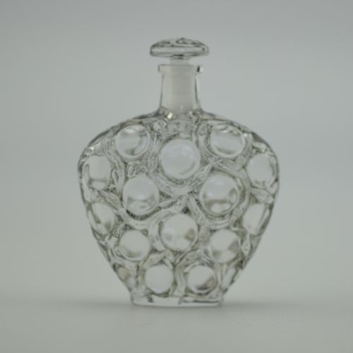Rare Rene Lalique Salamandres Perfume Bottle 1914