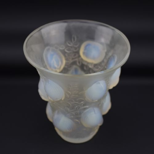 Rene Lalique Opalescent St Francois Vase C1930