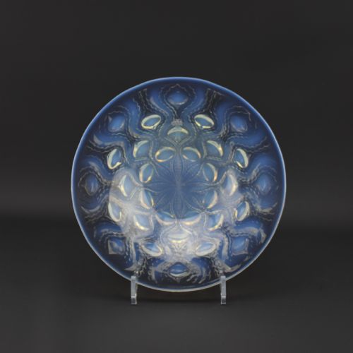 Rene Lalique Opalescent Bulbes Coupe Plate No2