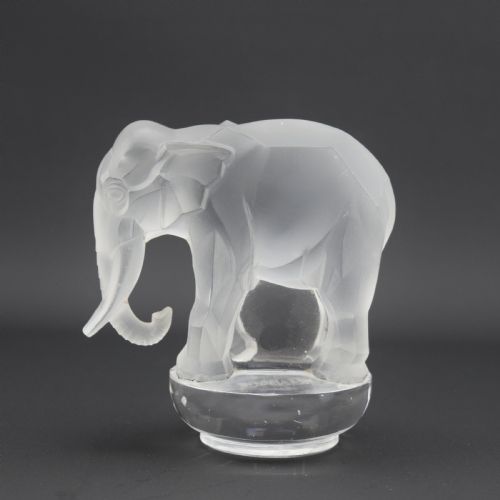 Rene Lalique Toby Elephant Paperweight C1931