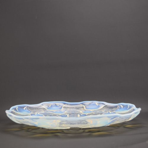 RENE LALIQUE OPALESCENT CAMPANULES COUPE PLATE C1932 - ADDITIONAL PHOTO 2