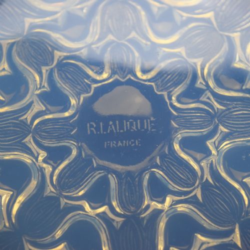 RENE LALIQUE OPALESCENT CAMPANULES COUPE PLATE C1932 - ADDITIONAL PHOTO 4