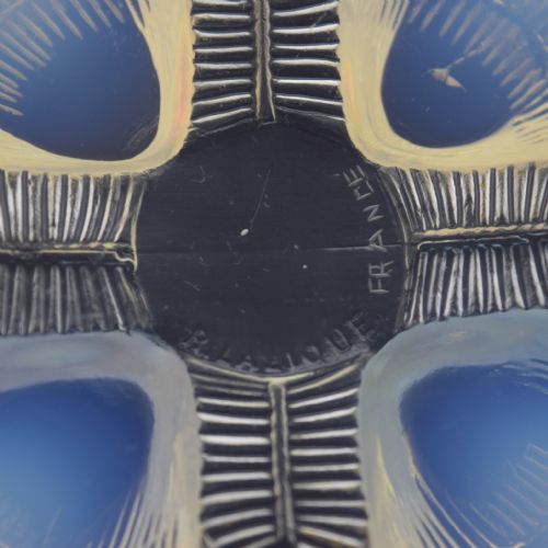 RENE LALIQUE SET OF 6 OPALESCENT COQUILLES NO3 235CM PLATES C1924 - ADDITIONAL PHOTO 4
