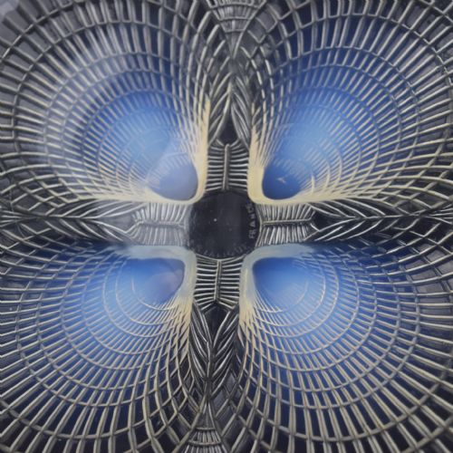 RENE LALIQUE SET OF 6 OPALESCENT COQUILLES NO3 235CM PLATES C1924 - ADDITIONAL PHOTO 5